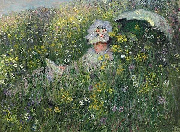Claude Monet Dans la prairie china oil painting image